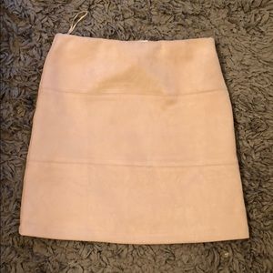 LF suede skirt